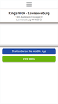 Mobile Screenshot of kingswoklawrenceburg.com